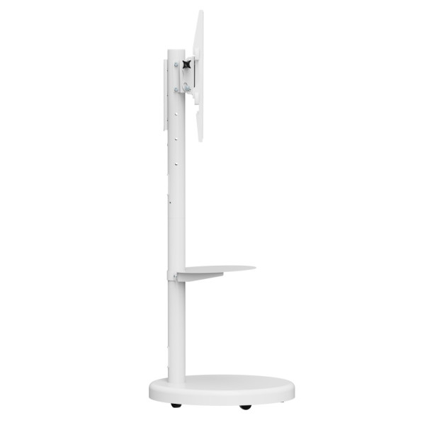 TECHLY ICA-TR55 WHEEL STAND WITH SHELF FOR LCD/LED/PLASMA TV 37-86' WHITE