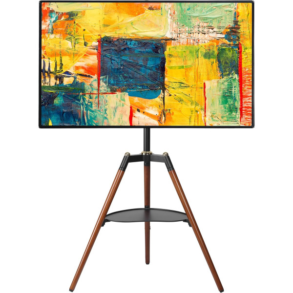 TECHLY ICA-TR58 FLOOR BASE TRIPOD FOR LCD/LED/PLASMA TV 32-65 WITH SHELF
