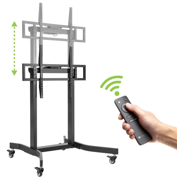 TECHLY Motorized TV Stand with Adjustable Height (55-inch to ) and Remote Control (100-inch) (ICA-TR68M)