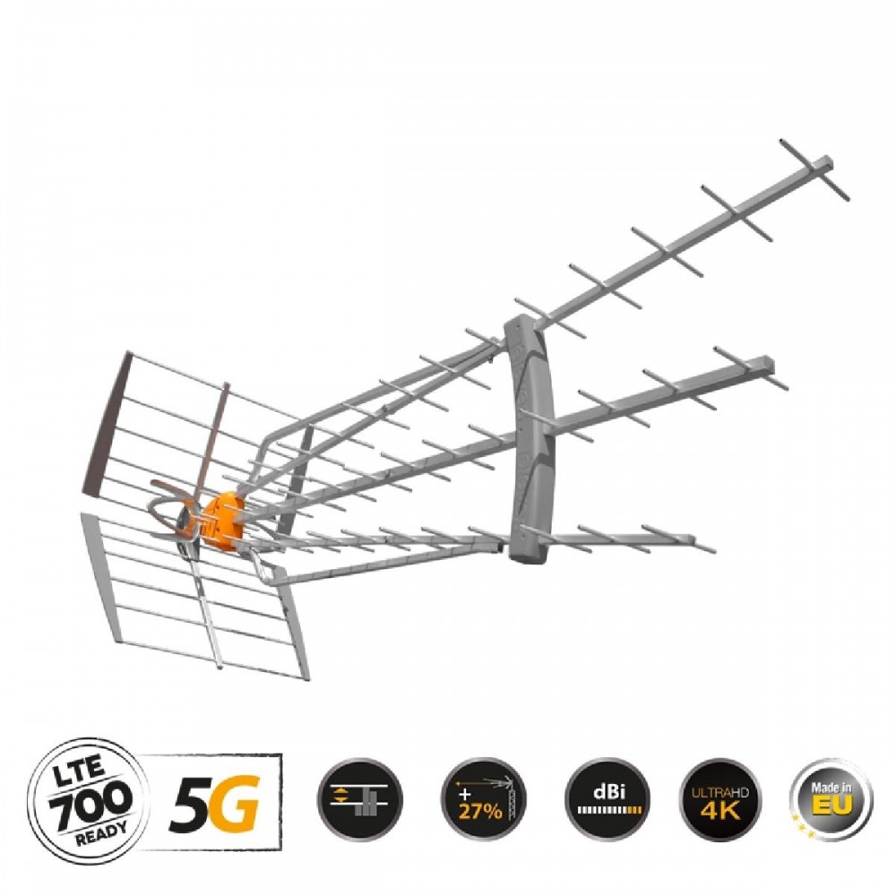 TELEVES DAT-75 T-FORCE 5G LTE HD BOSS LR (21-48) ΕΞΩΤΕΡΙΚΗ ΚΕΡΑΙΑ ΤΗΛΕΟΡΑΣΗΣ (12-00-0026)