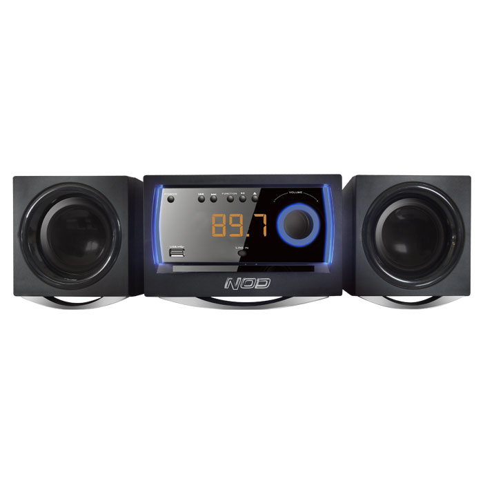 NOD MHS-001BL Mini Hi-Fi με CD player, FM ράδιο, Bluetooth , USB stick