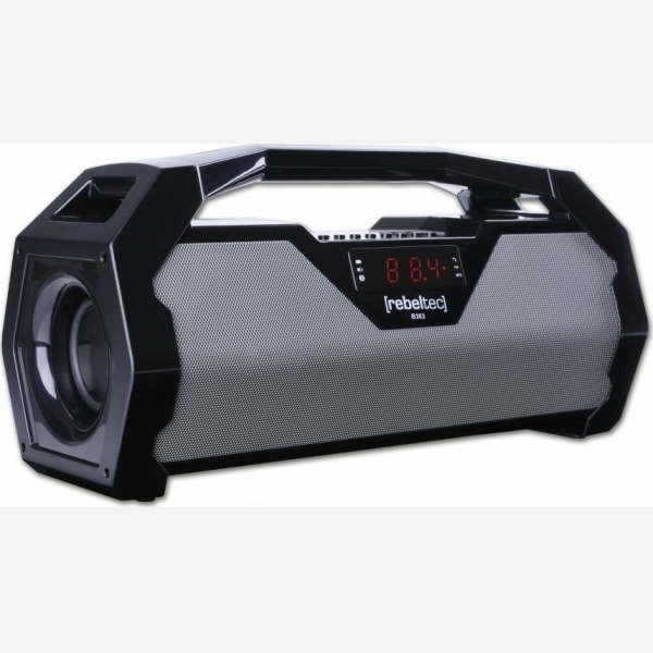 Rebeltec Soundbox 400 Bluetooth Speaker (20W, Radio, 12h Battery) (Black)