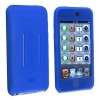 Θήκη σιλικόνης με είσοδο για ζώνη για Apple iPod Touch 2G 3G - Μπλέ (OEM)