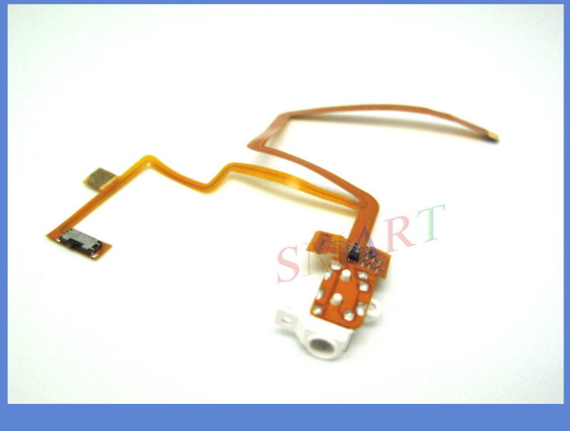 White Headphone Jack Flex Cable for iPod 5th Gen Video 60GB/80GB