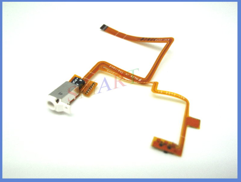 White Headphone Jack Flex Cable for iPod 5th Gen Video 60GB/80GB