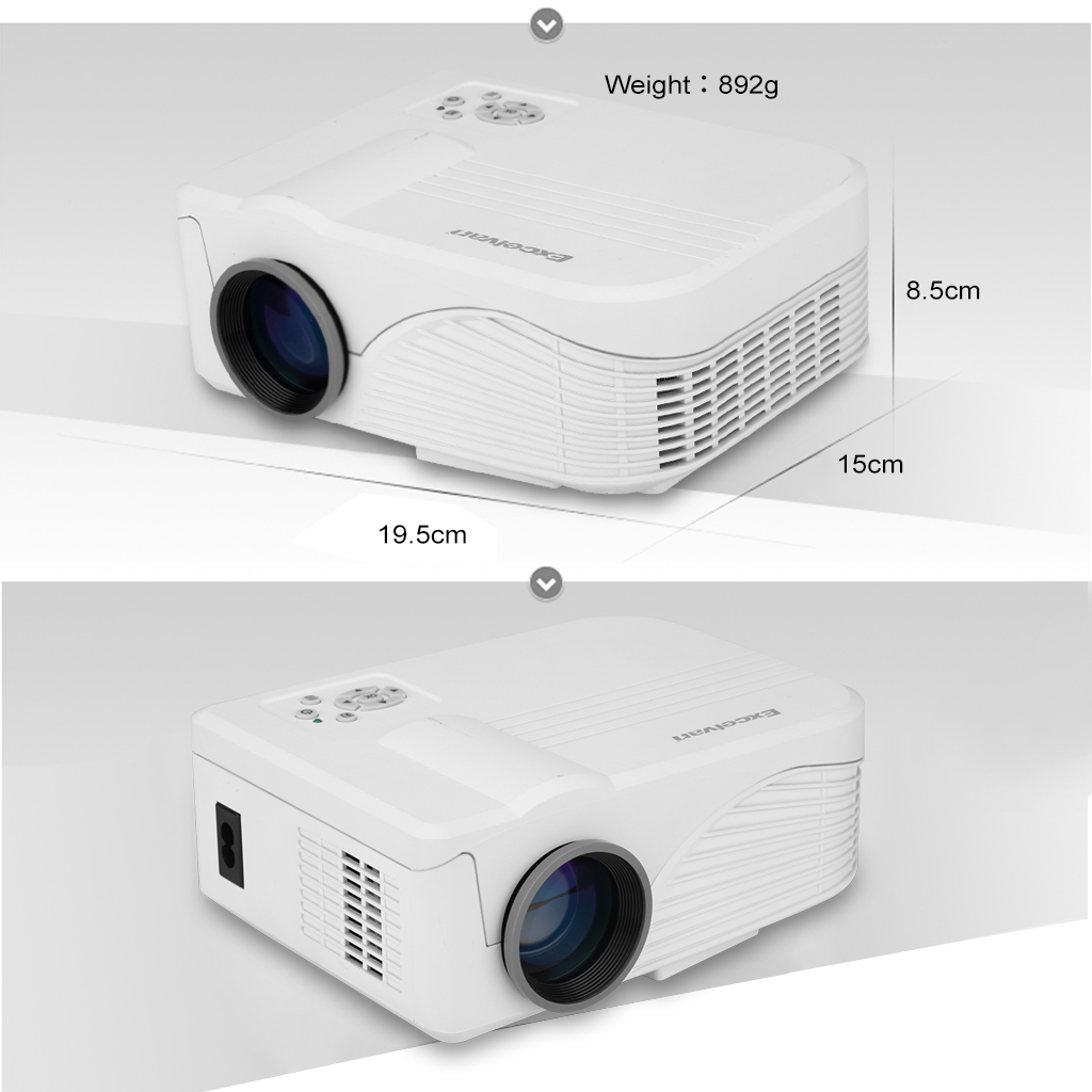 HD X9 Portable Mini LED LCD Projector 1500 Lumen HDMI Home Cinema Theater USB SD