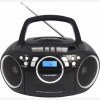 Blaupunkt BB16BK BLACK Boombox Φορητό ηχοσύστημα με κασέτα FM/TAPE/CD/MP3/USB/AUX/2x2W
