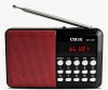 CMIK MK-339 Φορητό Ραδιόφωνο Επαναφορτιζόμενο με Bluetooth και USB Κόκκινο