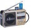 Φορητό USB/SD Mp3 Player Multimedia Speaker, FM Radio & Φακός LED  XB-511URT