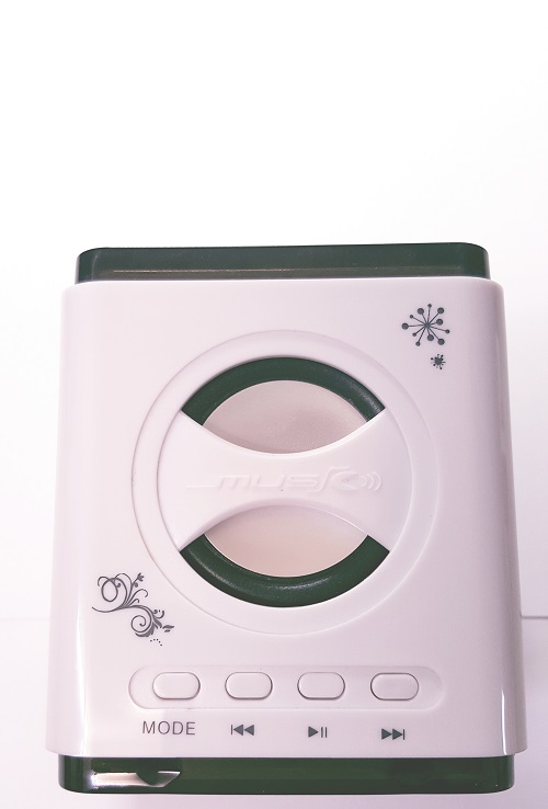 DYT-629 Mini MP3/FM Radio Speaker with Built-in MP3 Player & FM Radio (Green) (Portable) (Black)