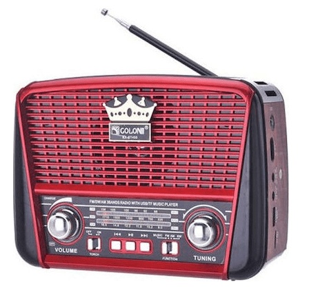 Φορητό FM Ραδιόφωνο  Golon RX-BT455 ΚΟΚΚΙΝΟ (OEM)