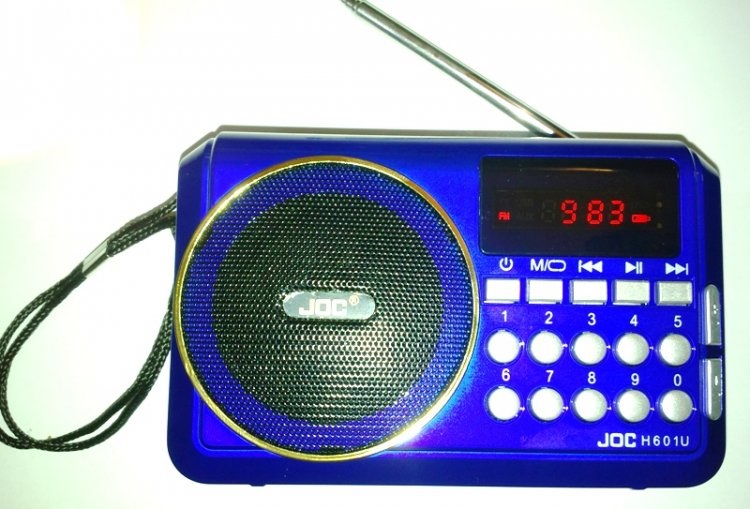 Blue Mini SD/USB Radio (FM-MP3-Micro) (JOC H601U)