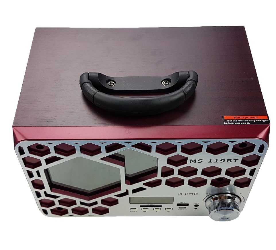 MS-119BT  big power sound speaker with bluetooth function,spearker support USB/SD/FM radio