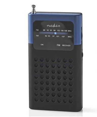 Nedis RDFM1100 FM RADIO 1.5W BLUE