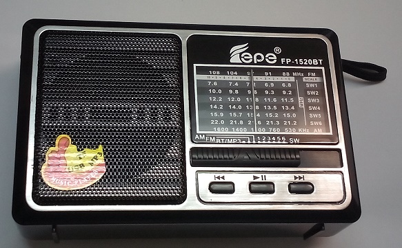 Radio EPE FP-1520BT USB / SD Player / Remote control - Black (OEM)