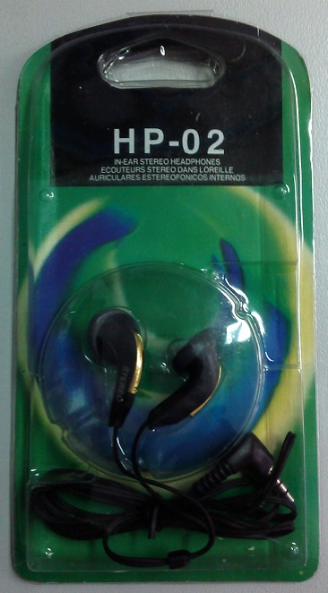 IN-EAR STEREO HEADPHONES HP-02 TV Game host (OEM)