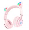 Hoco W39 Wireless/Wired Over Ear Children's Headphones with 10 Hours of Operation Pink Hoco W39 Wireless/Wired Over Ear Children's Headphones with 10 Hours of Operation Pink