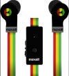 Earphones MAXELL Flat Wire Rasta (FL-450 Rasta) Earphones MAXELL Flat Wire Rasta (FL-450 Rasta)