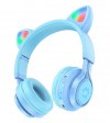 Hoco W39 Wireless/Wired Over-Ear Children's Hi-Fi Headphones (Blue) (10-Hour Battery) V5.3 Hoco W39 Wireless/Wired Over-Ear Children's Hi-Fi Headphones (Blue) (10-Hour Battery) V5.3