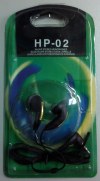 IN-EAR STEREO HEADPHONES HP-02 TV Game host (OEM) IN-EAR STEREO HEADPHONES HP-02 TV Game host (OEM)