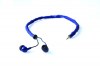 Headphones CordCruncher Tangle-free Headphones - Blue Headphones CordCruncher Tangle-free Headphones - Blue