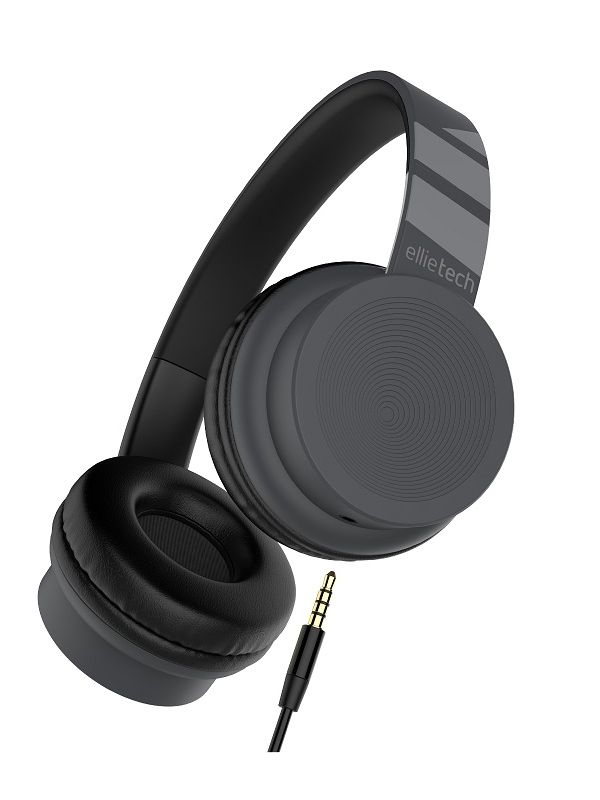 Ellie Tech HS101 Basic Headset with Microphone (Black) + Microphone Hs101 Black Basic