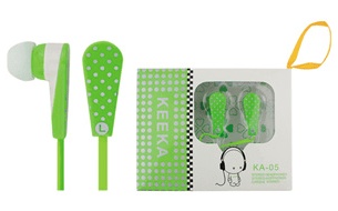 Keeka Stereo Headphones KA-05 Green