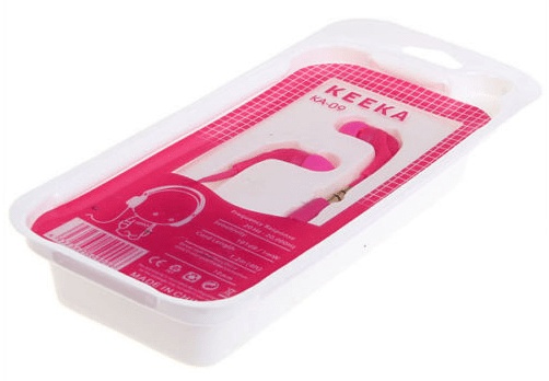 Keeka Stereo Headphones KA-09 Pink