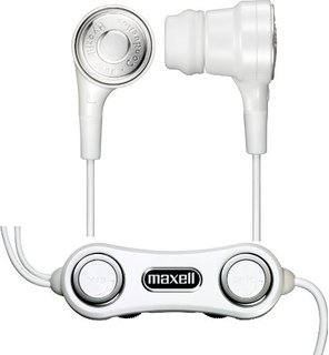 Maxell Vibrabone 3D White Headphones (HP-VBC40-WH)