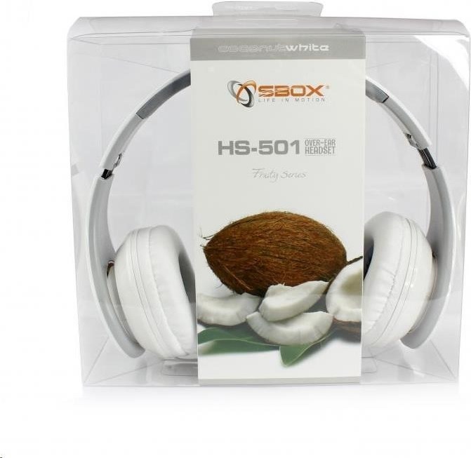 Ακουστικά Sbox HS-501W (λευκό) HS-501W