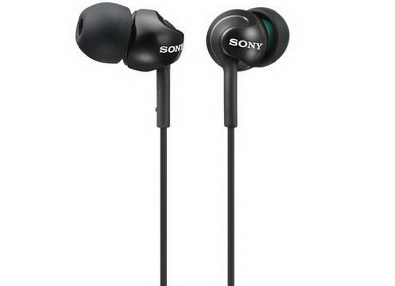 Sony In-Ear Headphones (MDR-EX110LPB) (Black)