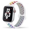 OEM New Fashion Silicone Strap Watch band For Apple Watches - Rainbow White OEM New Fashion Silicone Strap Watch band For Apple Watches - Rainbow White