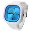 Unisex Jelly Silicone Band Quartz Wrist Watch White Unisex Jelly Silicone Band Quartz Wrist Watch White