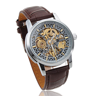 Men's Luxury Watch with Internal Movement & Leather Strap (OEM)