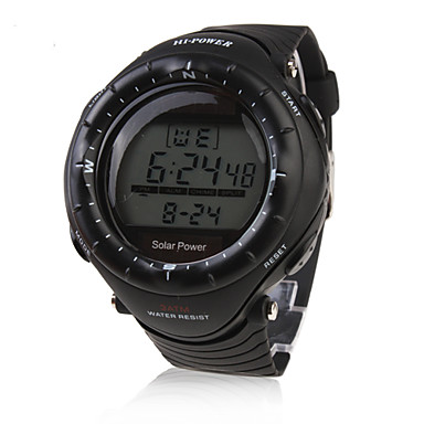 Unisex Waterproof Solar Powered Automatic Wrist Watch