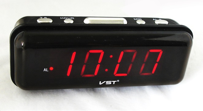 VST - 738 led Alarm Ξυπνητήρι Κόκκινο