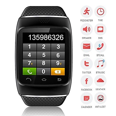 ZGPAX S12 Smartwatch with Camera, Message Control and Hands-Free Calls for Android/iOS